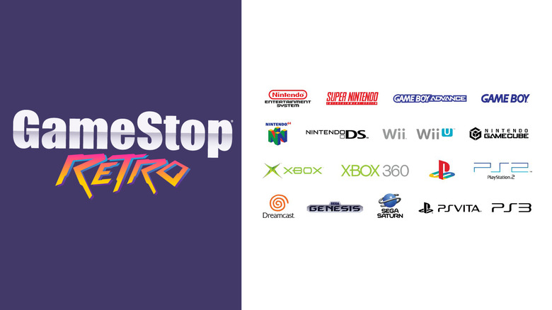 Dual-paned image for GameStop Retro. Left: 