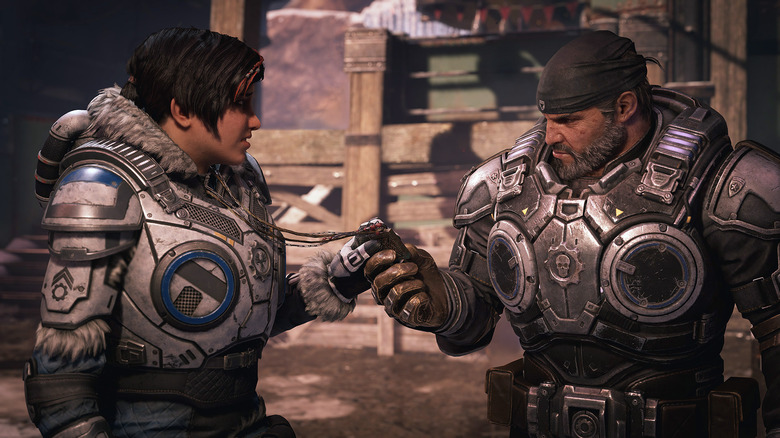 Kait and Marcus in 'Gears 5'