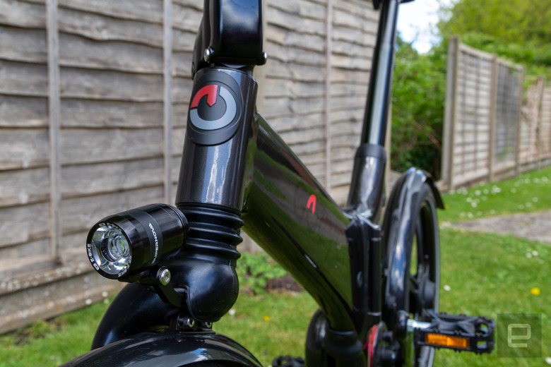 My review sample was equipped with some extra mudguards and Supernova bike lights.