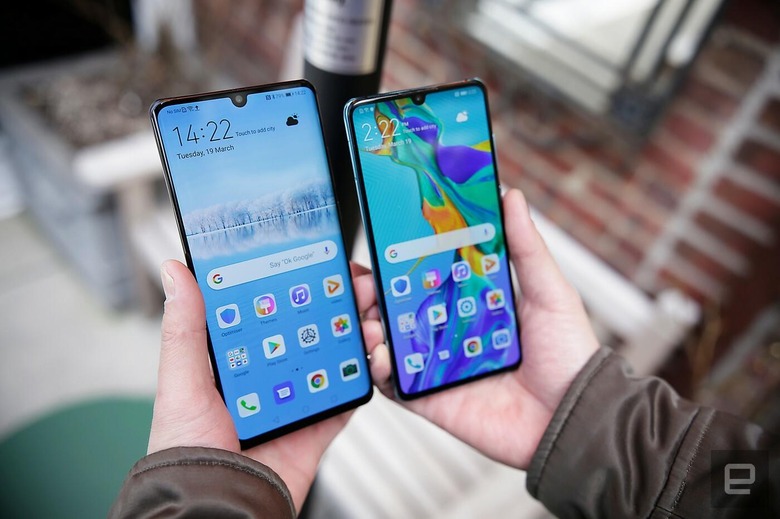 Huawei P30 and P30 Pro running Android