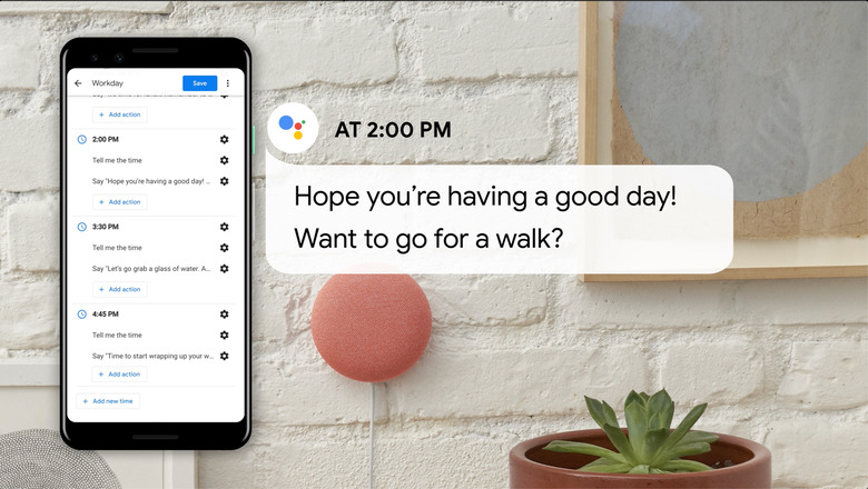 Google Assistant Workday routine