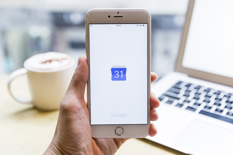 Hong Kong, Hong Kong - JULY 31: A smart phone with the Google Calendar app is seen on the screen in Hong Kong, Hong Kong, on July 31, 2018. (Photo by S3studio/Getty Images)