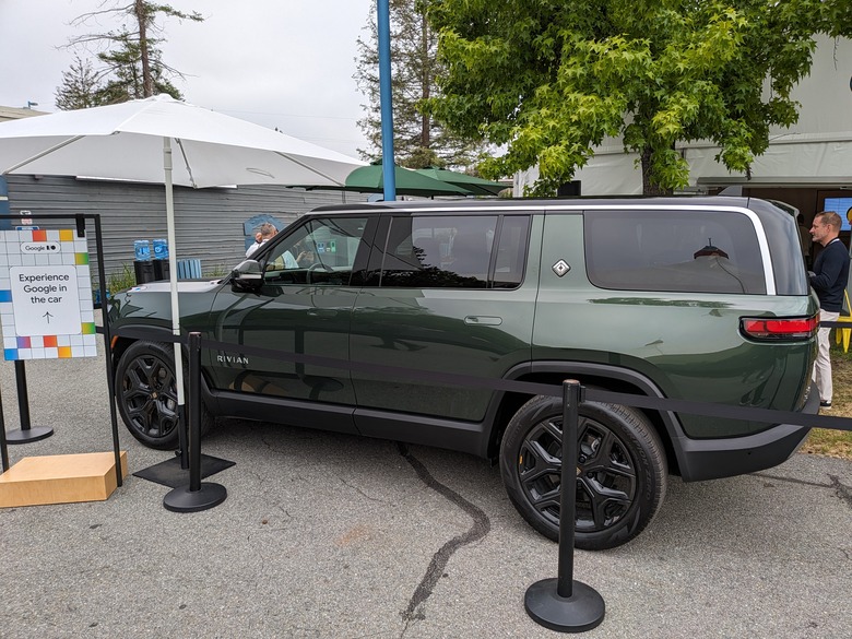 Rivian R1S at Google I/O