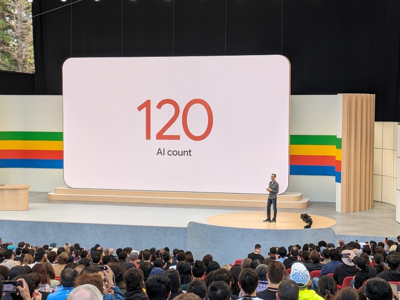 Even Google is cracking jokes about how many times people said AI