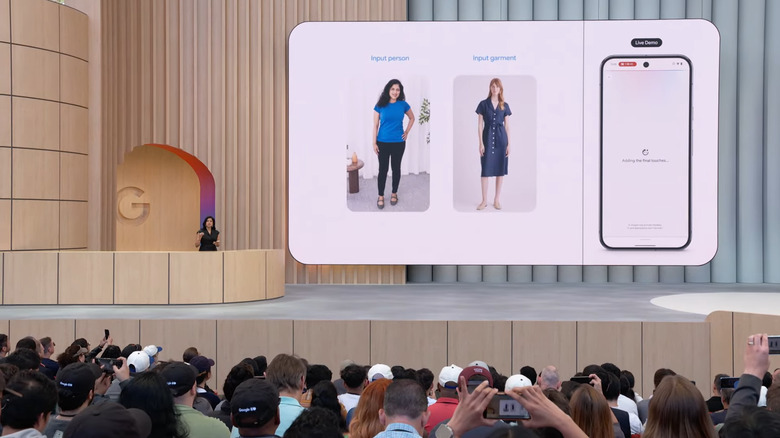 Google announced a new feature that lets you try on clothes virtually.
