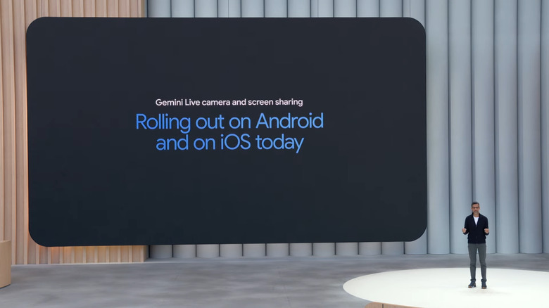 Gemini Live will roll out for Android and iOS users today.