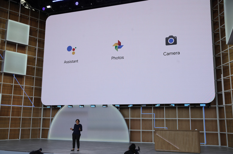 MOUNTAIN VIEW, CALIFORNIA - MAY 07: Google VP and General Manager for Camera and AR products Aparna Chennapragada speaks during the keynote address at the 2019 Google I/O conference at Shoreline Amphitheatre on May 07, 2019 in Mountain View, California. The annual Google I/O Conference runs through May 8. (Photo by Justin Sullivan/Getty Images)