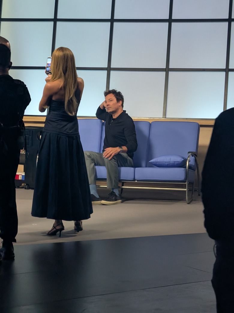 Jimmy Fallon strikes a pose for Camera Coach