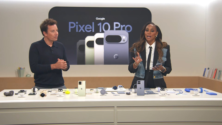 The new Pixel 10 Pro.