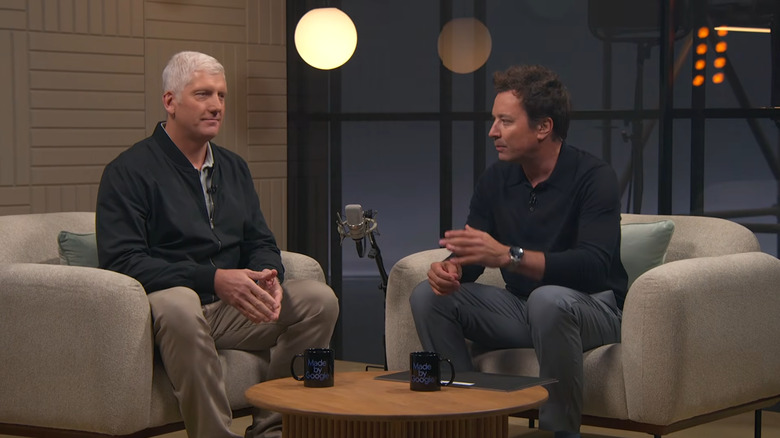 Rick Osterloh, Senior Vice President of Devices & Services at Google, is now on stage with Jimmy Fallon.