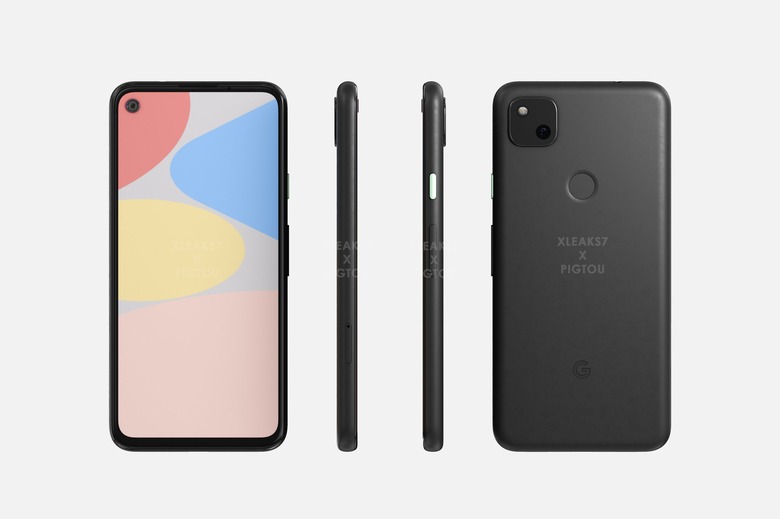 Google Pixel 4 leaked renders