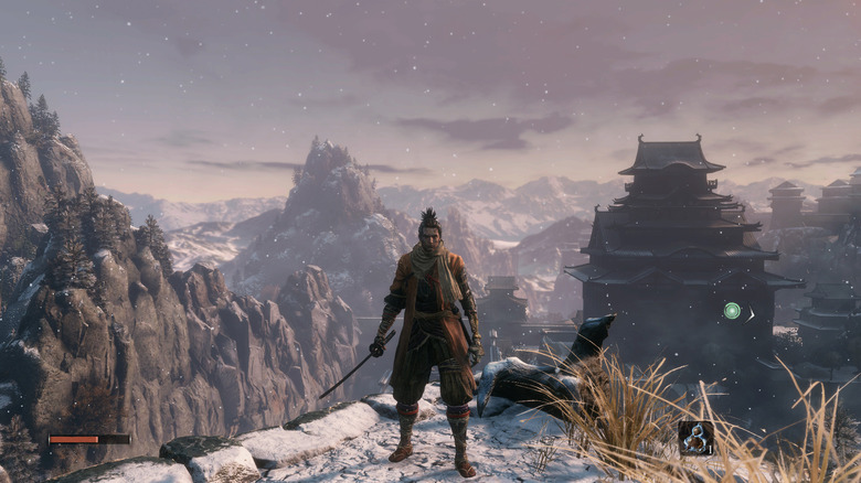 'Sekiro: Shadows Die Twice' running on Stadia.