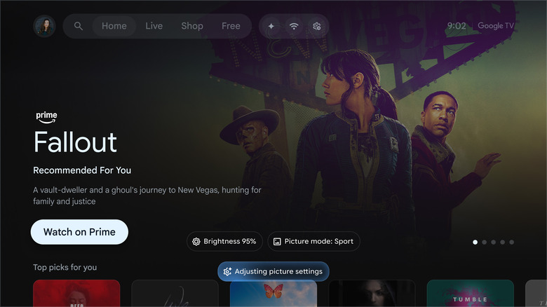 Gemini can adjust TV settings as part of the new update.