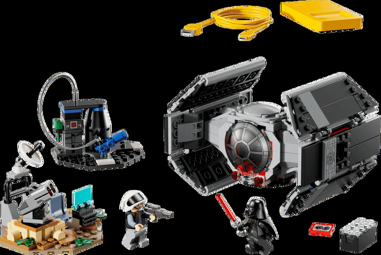 Darth Vader's TIE fighter is an all-in-one set, which means it comes included with one of Lego's Smart Bricks, which isn't true for every kit.
