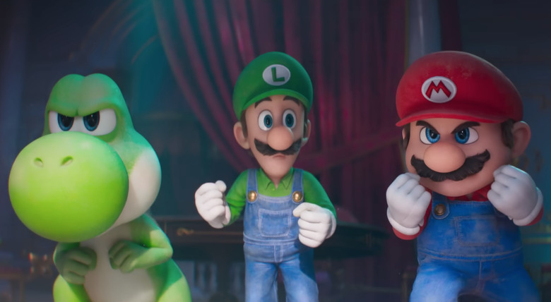 Mario, Luigi and Yoshi.