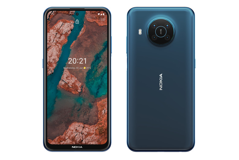 The Nokia X10 and X20 look identical apart from their colorways.
