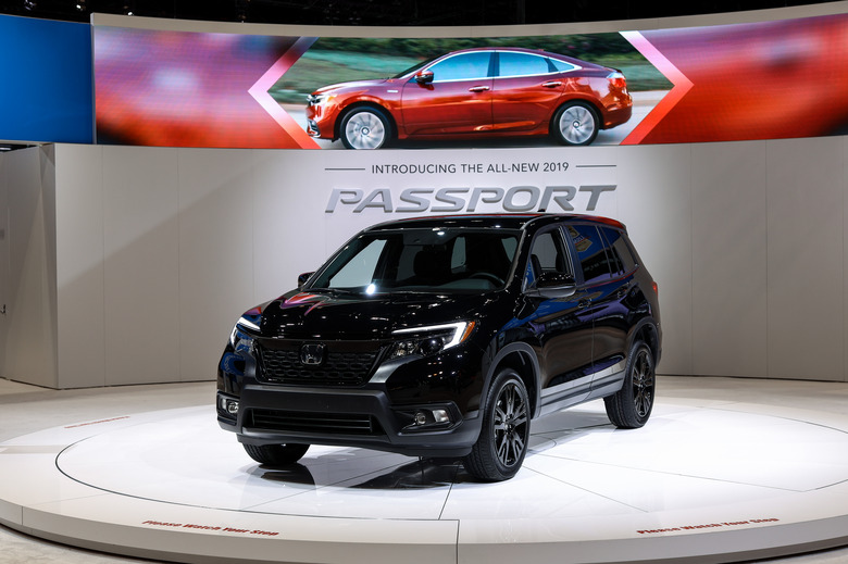 111th Annual Chicago Auto Show opens its doors for the media preview at McCormick Place in Chicago, Illinois, USA on February 7, 2019. A Honda Passport AWD Sport is on display at the Chicago Auto Show. The Show will be open for public February 9 to 18, after 2 days media previews. (Photo by Bilgin Sasmaz/NurPhoto via Getty Images)