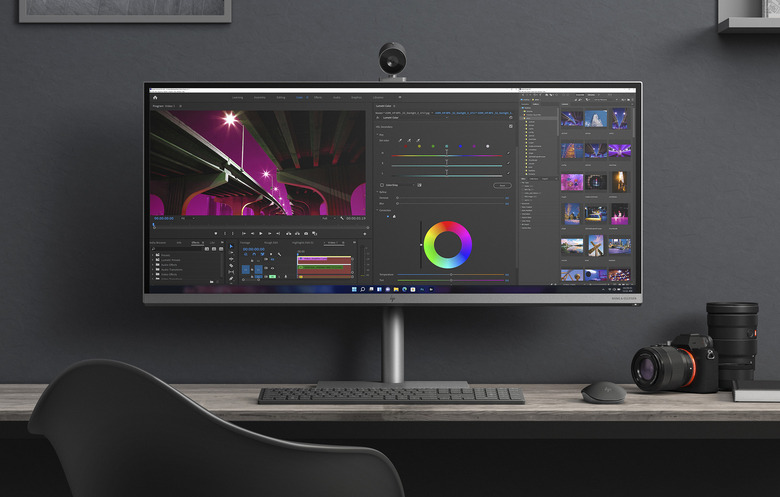 HP's Envy 34 All-in-One features a 5K widescreen display and RTX