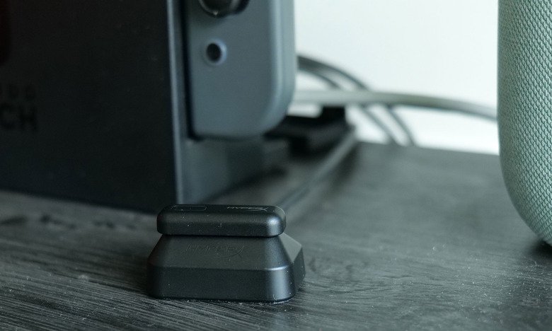 For gadgets that don't have a USB-C port or have ports that are hard to reach, the Cloud Mix Buds come with a handy extension adapter and a USB-C to USB-A cable. 