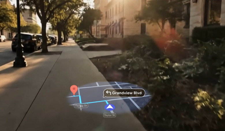 A great use case for smart glasses would be to provide heads-up mapping without the need to constantly look down at your phone as seen in this demo clip of Android XR.