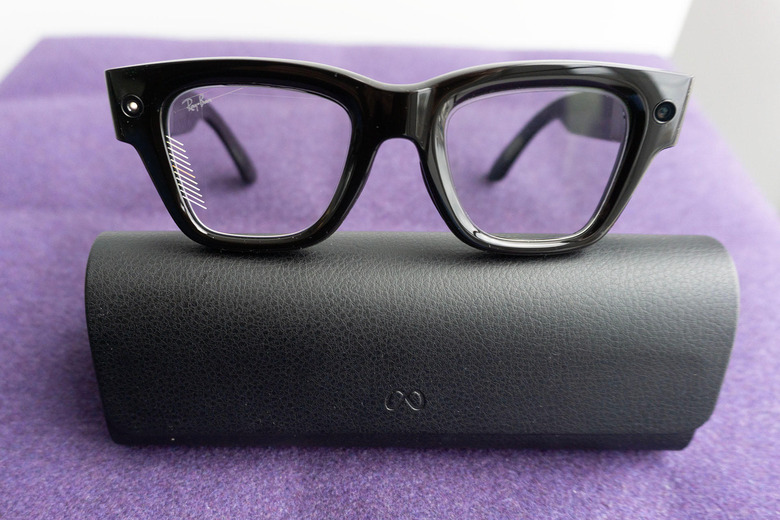 While they are a bit chunky, the Meta Ray-Ban Display are some of the most sophisticated smart glasses on the market right now due in large part to their single full-color screen.