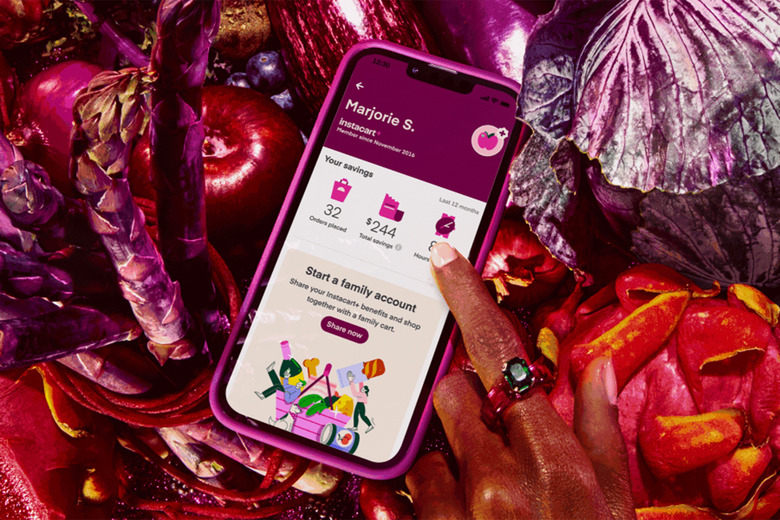 Instacart+ subscription service on iPhone