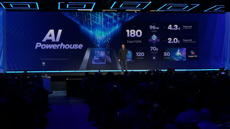 Johnson is sharing a lot of numbers, but Intel's Consumer Electronics Show presentation has so far been light on actual consumer electronics.