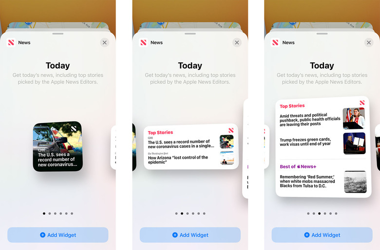 iOS 14 widgets