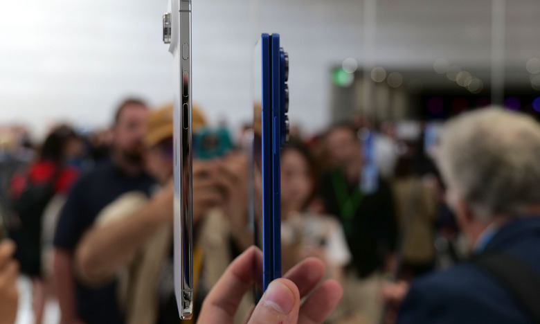 When viewed side-by-side next to Samsung's Galaxy Z Fold 7, it's not hard to see how the iPhone Air's design might translate into a foldable iPhone.