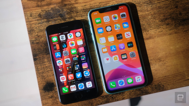 Apple iPhone SE and iPhone 11