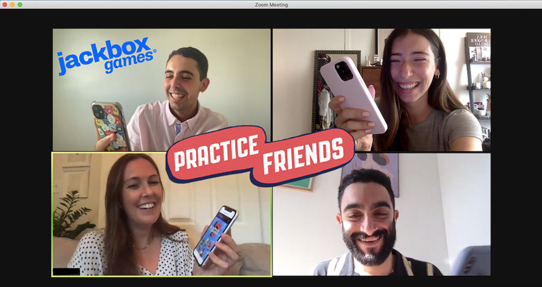 Jackbox Games 'practice friends' session