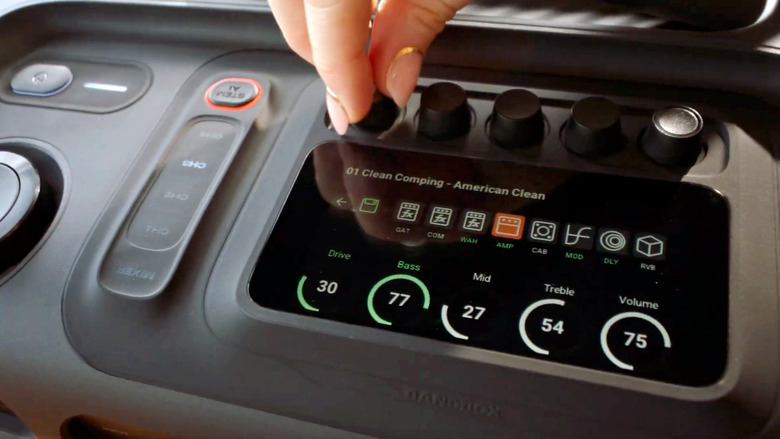 The more expensive BandBox Trio has an LCD and more onboard controls.