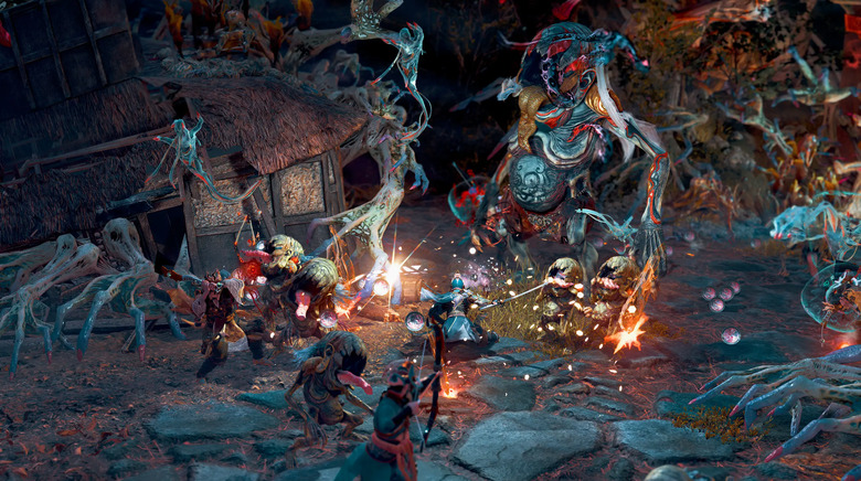 The game in action.