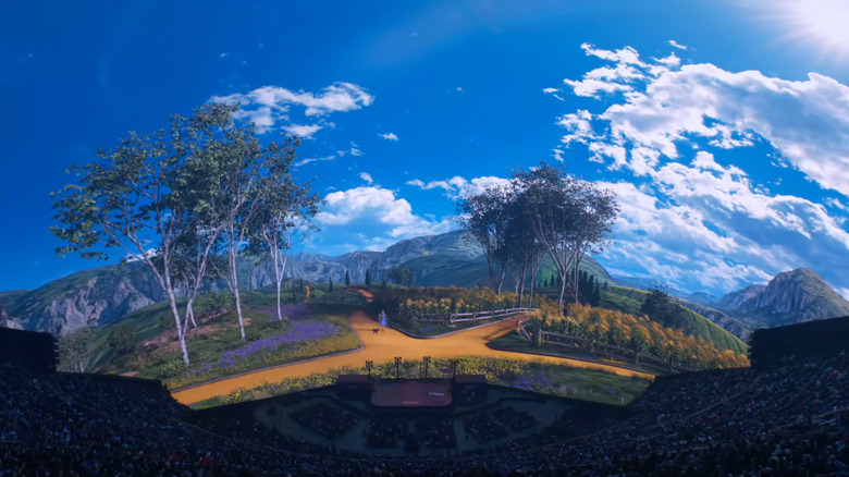 This is the first I'm seeing of the Sphere Wizard of Oz experience, and I can't help but notice how much less imaginative the landscape is outside the boundaries of the original film's vision.