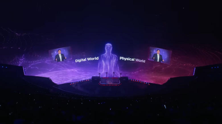 Ironically, as Yang talks about the synergy of the digital and physical worlds, the livestream freezes yet again.