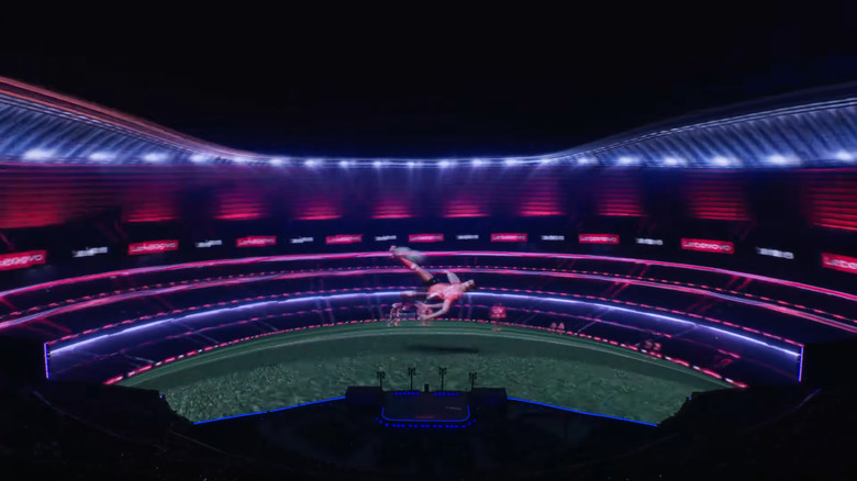 A video of CGI football players without a clear purpose. I begin to fear the robot dog is not coming back.