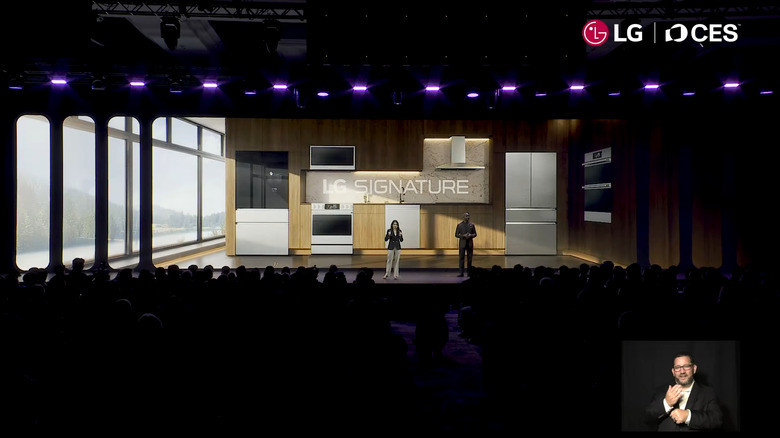 New LG Signature Series in the kitchen.