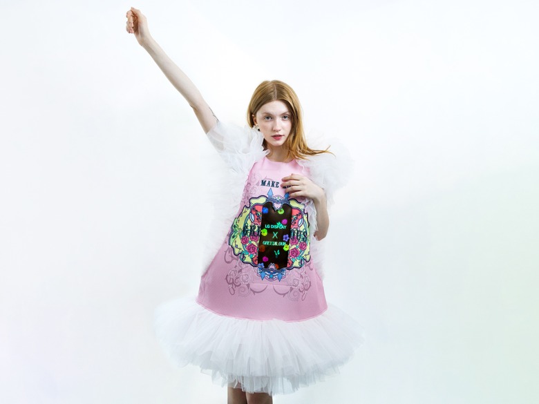 LG shows off stretchable displays that can be used in fashion and wearables