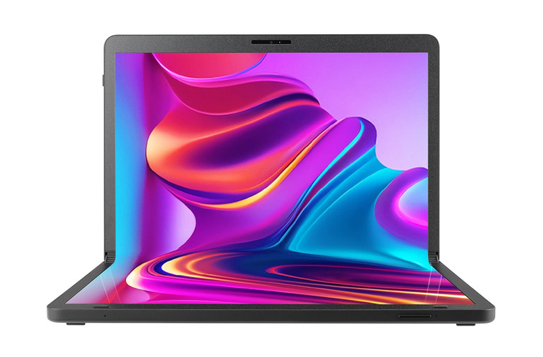 An all-screen laptop.