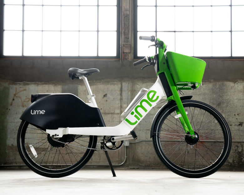 Lime's latest e-bike, the Gen4.