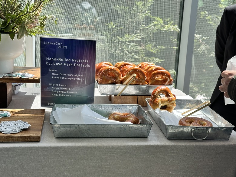 Meta understands the best way to keep a crowd going: sugar and carbs.