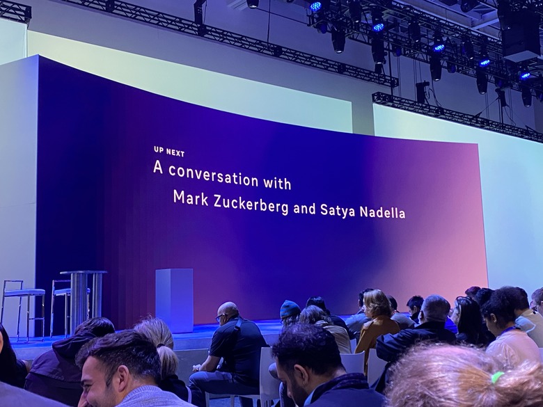 No word on how late we're running, at the moment.