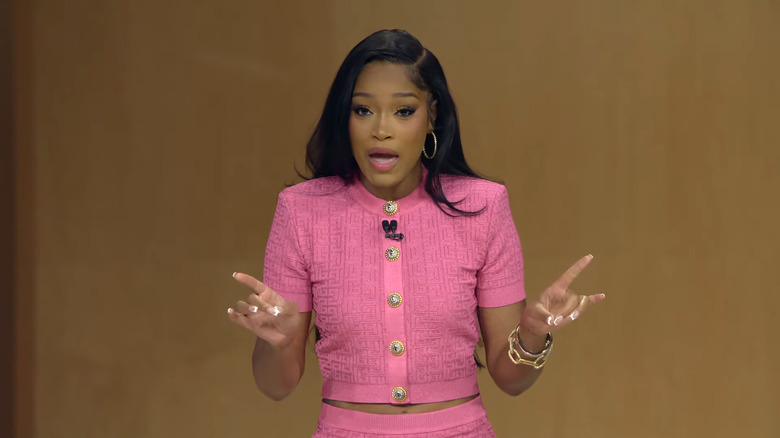 Keke Palmer makes an appearance at the Made By Google event.