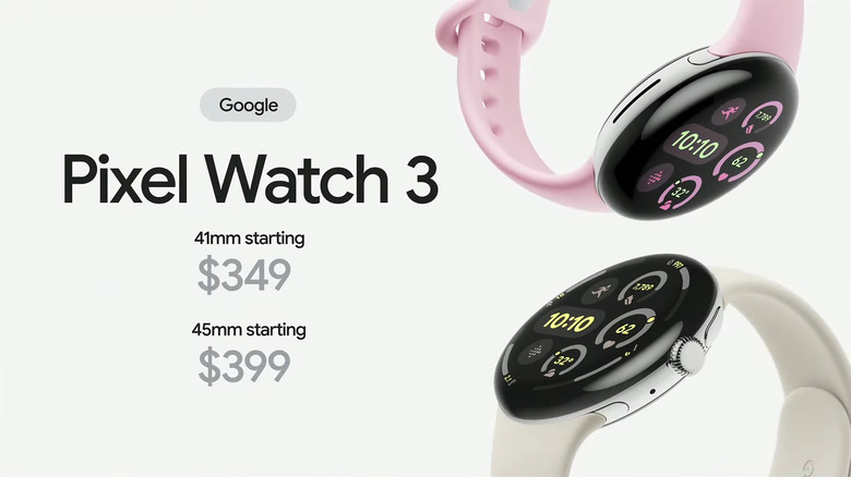 Pixel Watch 3 starts at $349.