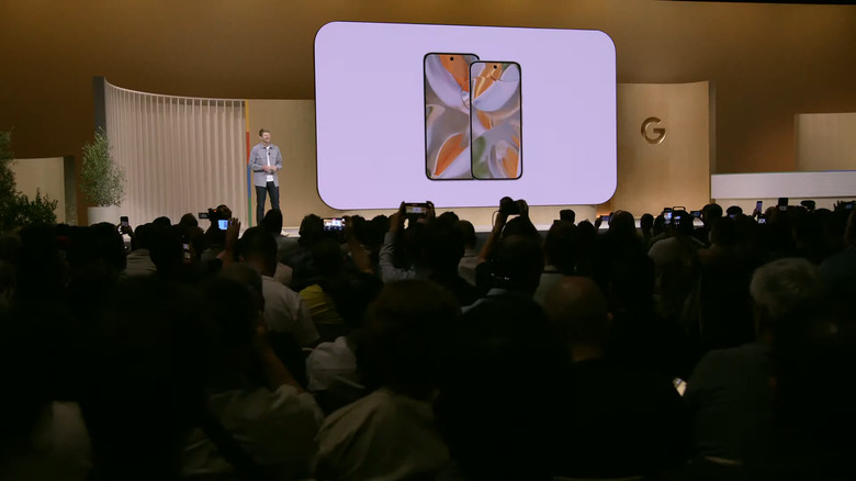 Brian Rakowksi, VP Product Management of Pixel, showcasing the new Pixel 9 lineup.