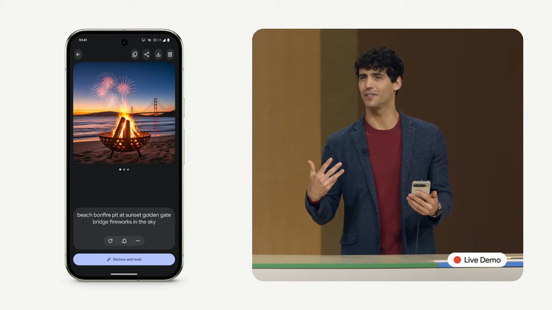Live demo of Pixel Studio, a new image generation app.