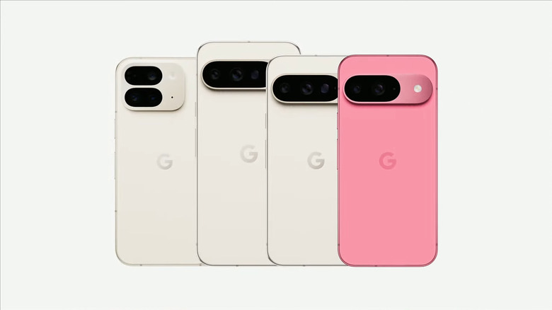New Pixel 9 phones announced at the Google event.
