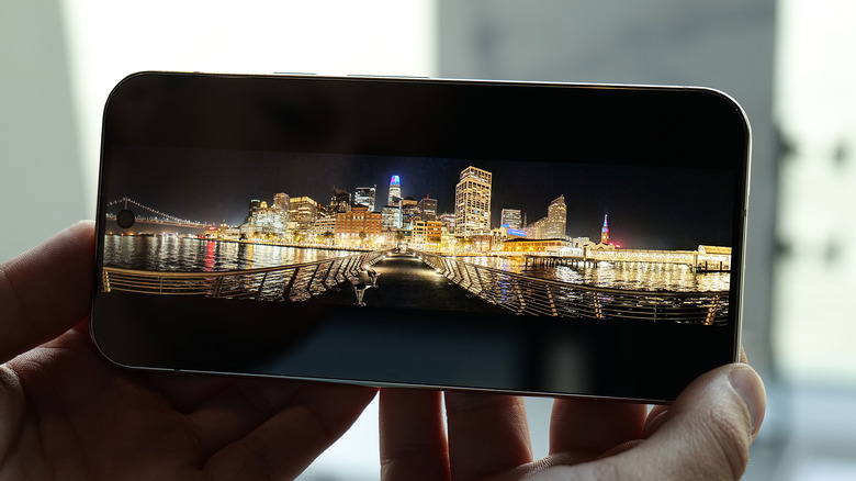 Another new feature on the Pixel 9 is the ability to take low-light panoramas.
