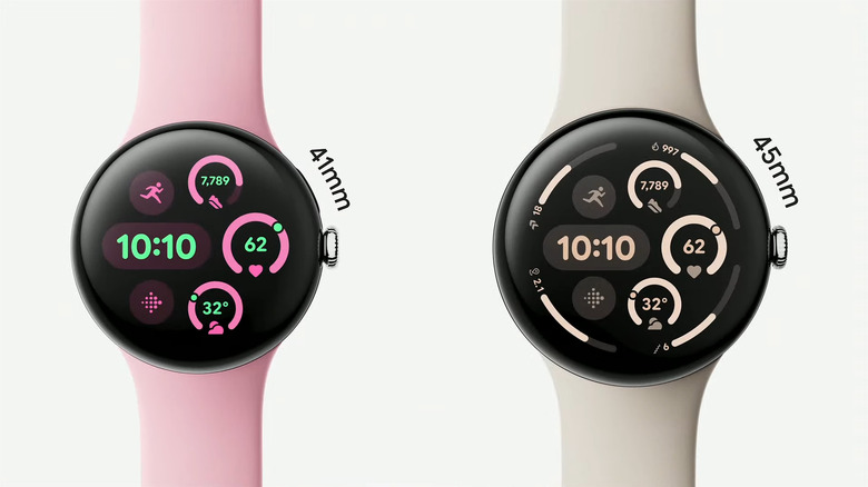 Pixel Watch 3 comes in two sizes.