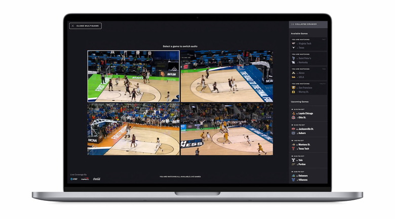 March Madness Live multiview on the web